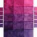Hand dyed gradient bundle of quilting cotton in shades of purple